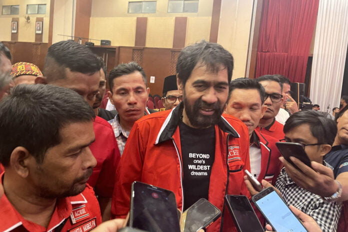 Ketua Umum Partai Aceh, Muzakir Manaf atau yang akrab disapa Mualem