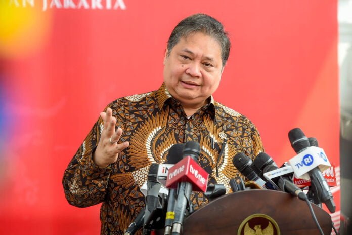 air Menko Bidang Perekonomian Airlangga Hartarto