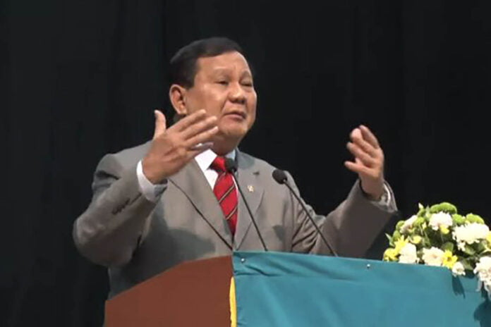 Menteri Pertahanan Republik Indonesia, Prabowo Subianto