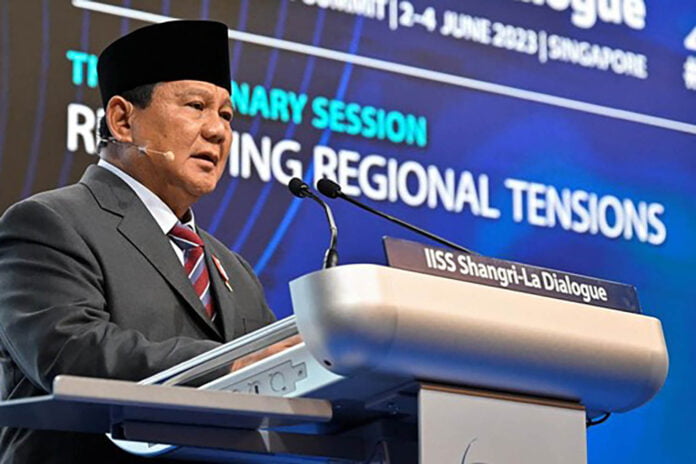 Menteri Pertahanan (Menhan) Prabowo Subianto