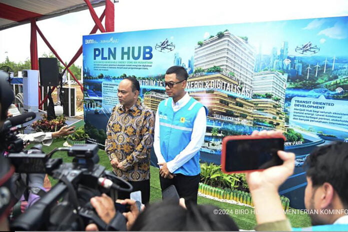 Menteri Komunikasi dan Informatika Budi Arie Setiadi (kiri) dan Direktur Utama PLN Darmawan Prasodjo (Foto:Humas Kemenkominfo)