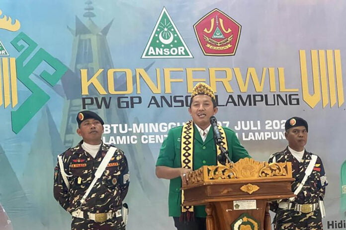 Ketua Umum Pimpinan Pusat GP Ansor, Addin Jauharudin