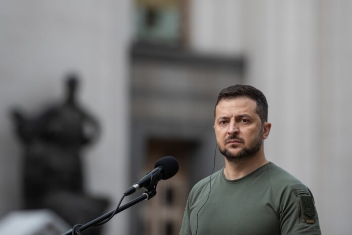 Volodymyr Zelenskyy Presiden Ukraina Volodymyr Zelenskyy