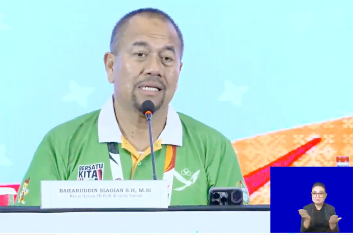 Ketua Harian PB PON Sumatra Utara, Baharuddin Siagian