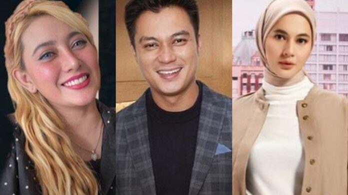 Vista Putri (kiri) Baim Wong (tengah) Paula (kanan)
