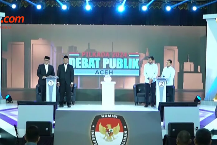 DEBAT Debat calon gubernur dan wakil gubernur Aceh