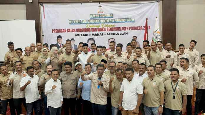 Deklarasi Tani Merdeka Provinsi Aceh dilantik dan siap menangkan Mualem-Dek Fadh