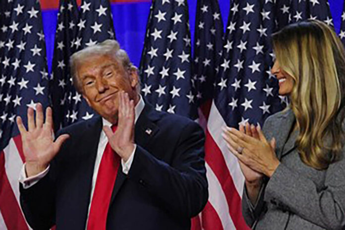 Donald Trump berhasil memenangkan pemilu Amerika Serikat